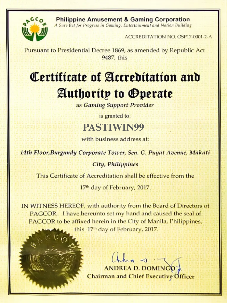 Pastiwin99 license